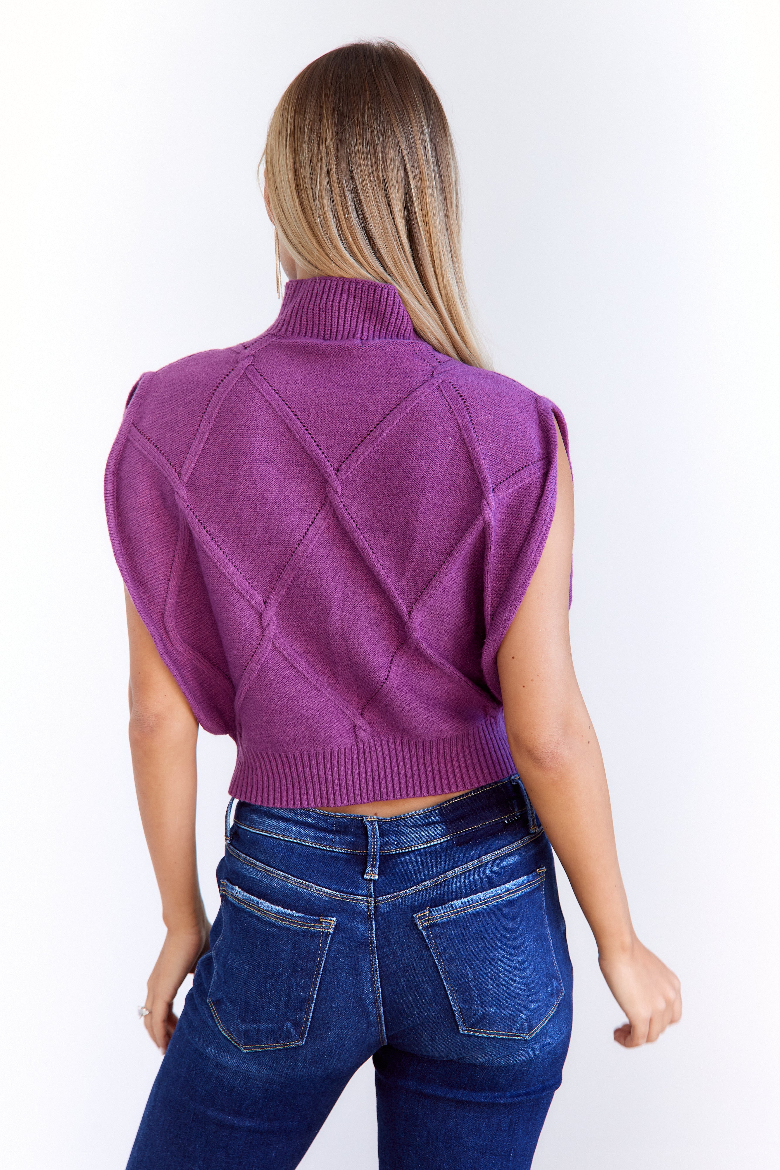 Sophie Sweater Vest Top - fab'rik