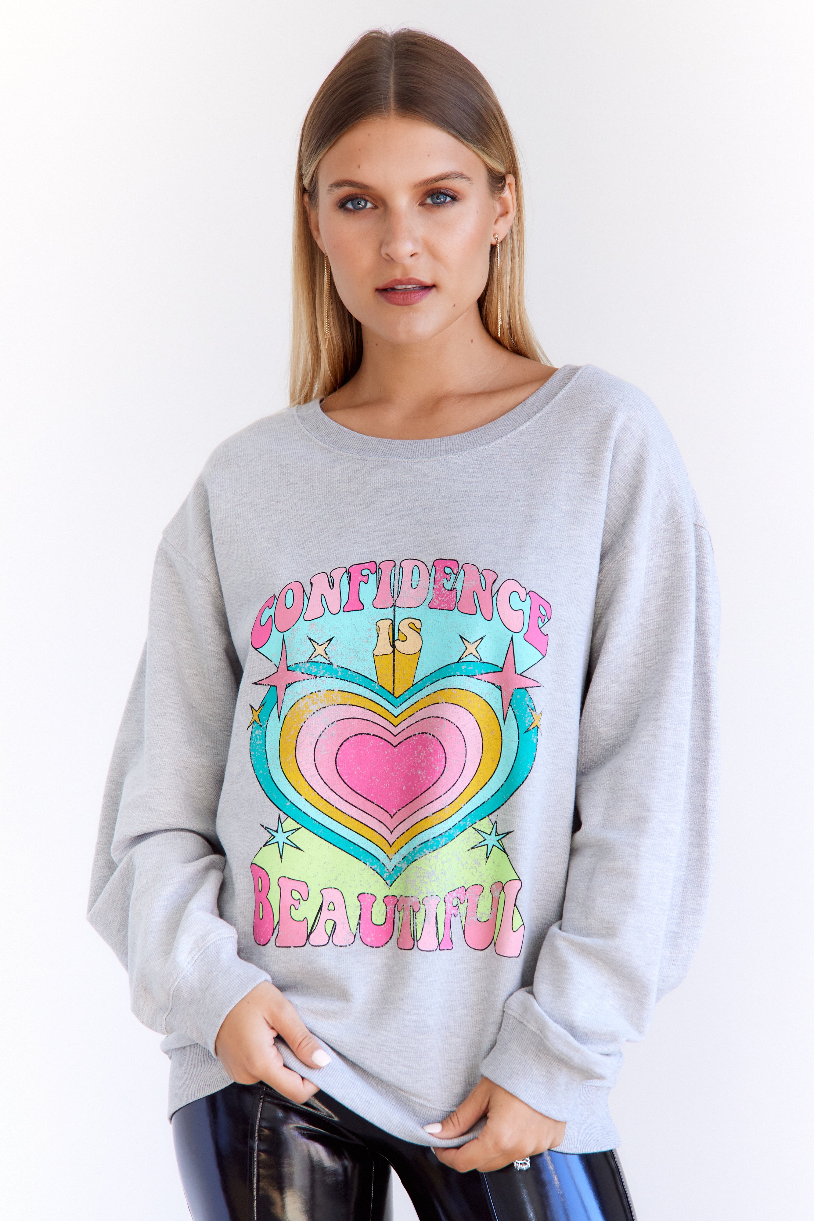 Confidence Is Beautiful Sweatshirt - fab'rik