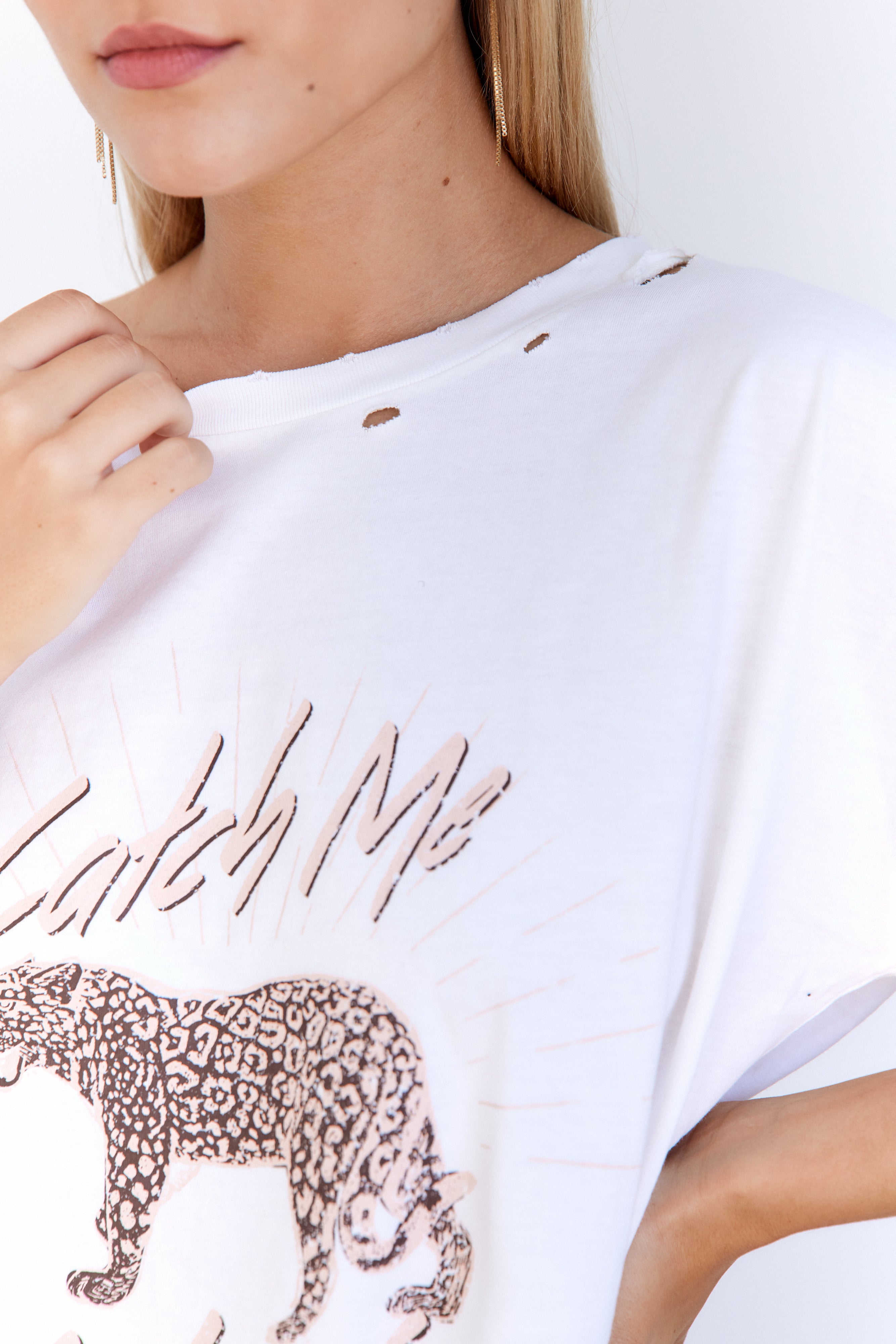 Catch Me If You Can Leopard Graphic Tee - fab'rik