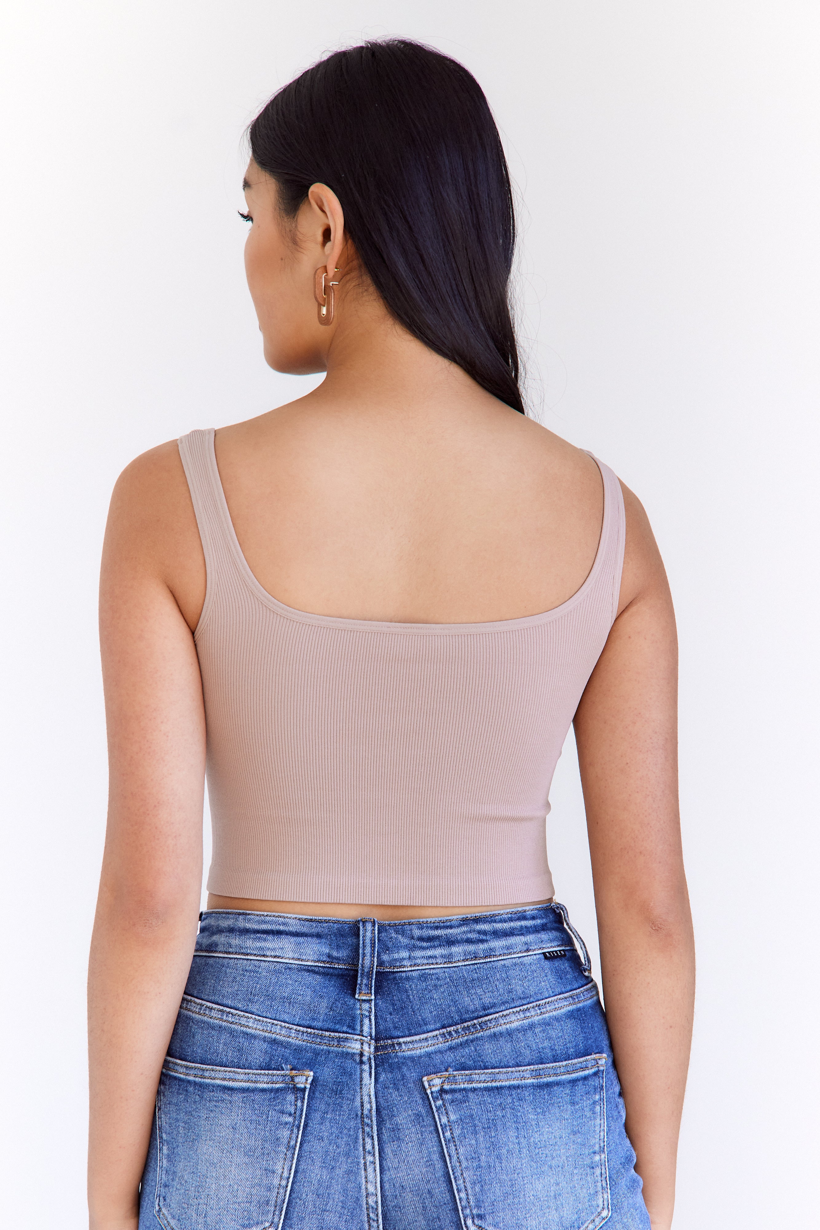 Trenton Ribbed Crop Tank - fab'rik