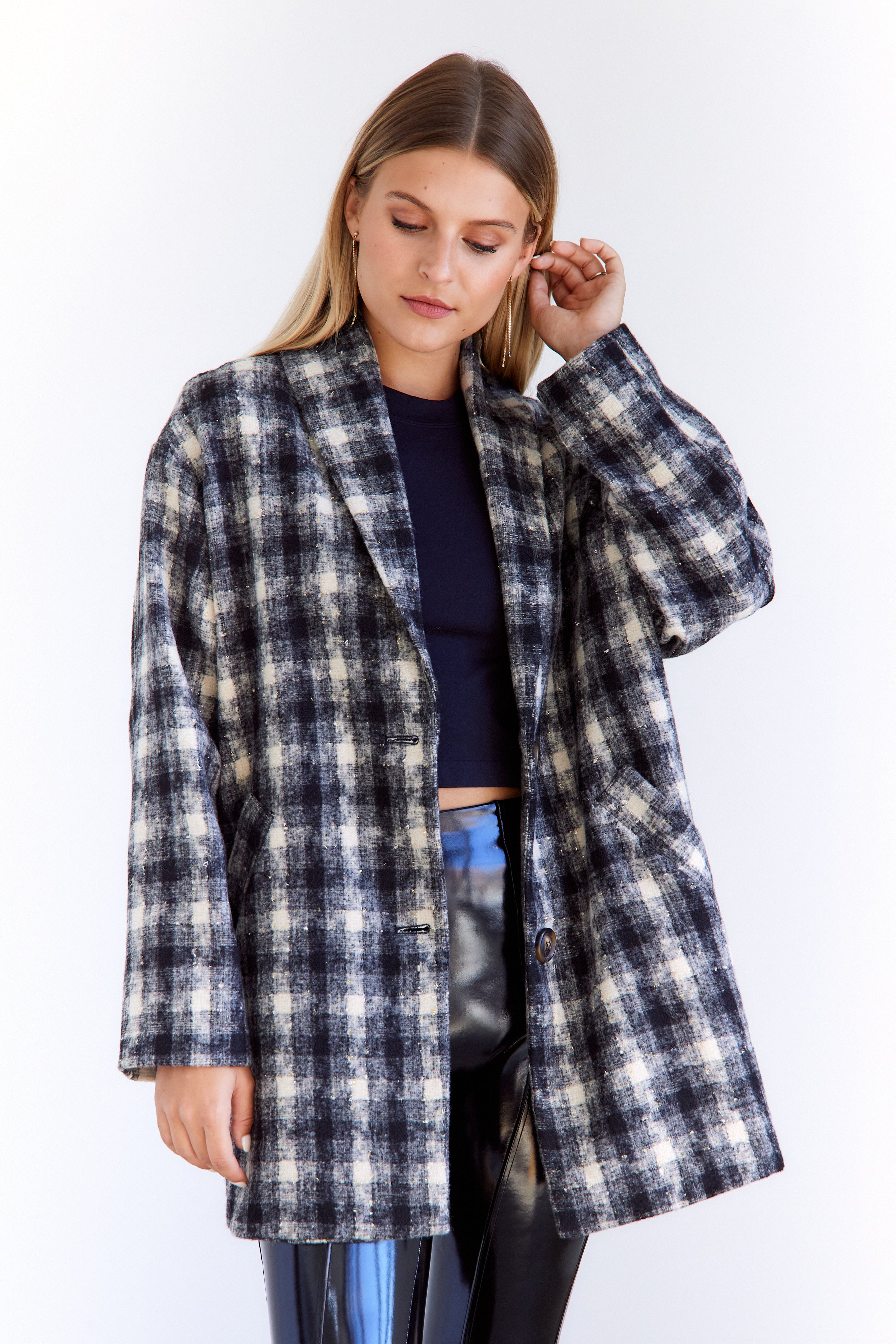 Mabel Plaid Shacket - fab'rik