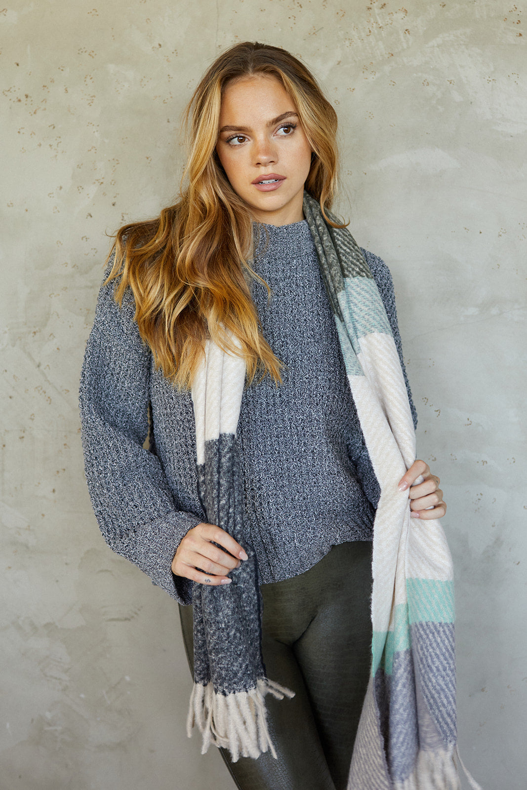 SALE - Gibbs Mock Neck Sweater - fab'rik