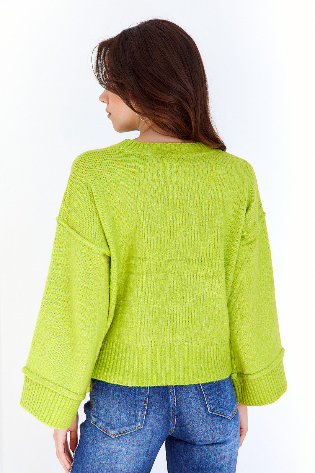 Elliana Wide Sleeve Sweater - fab'rik