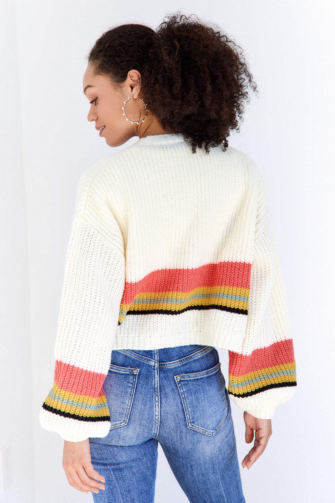 Leighton Striped Cardigan - fab'rik