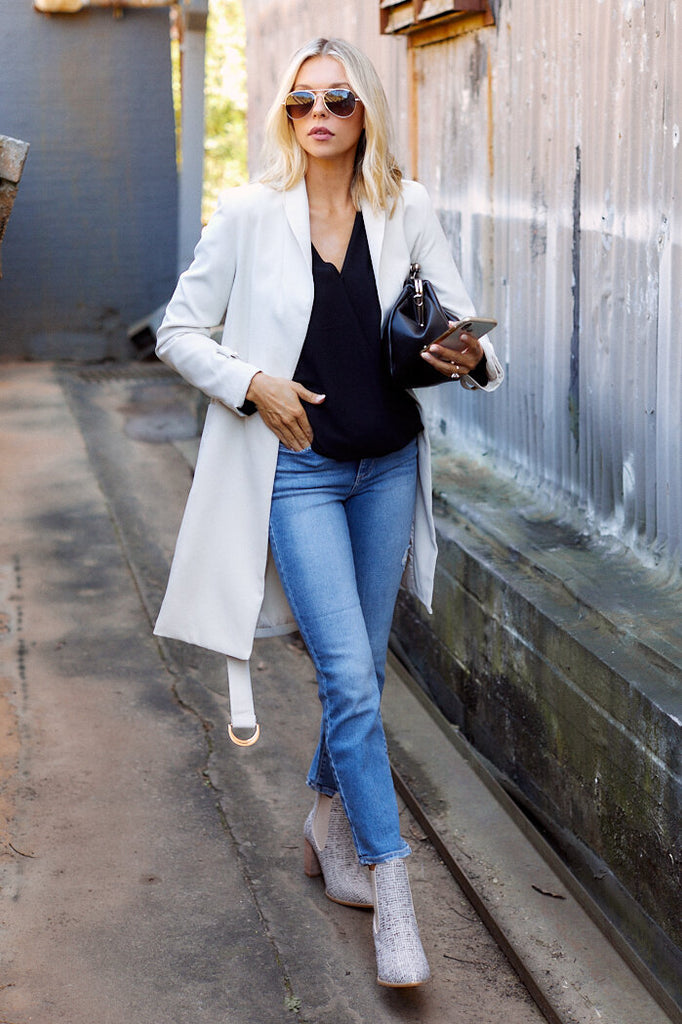 SALE - Cayden Surplice Blouse - fab'rik
