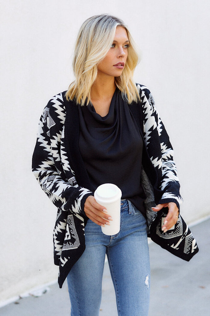 Rozelle Printed Cardigan - fab'rik