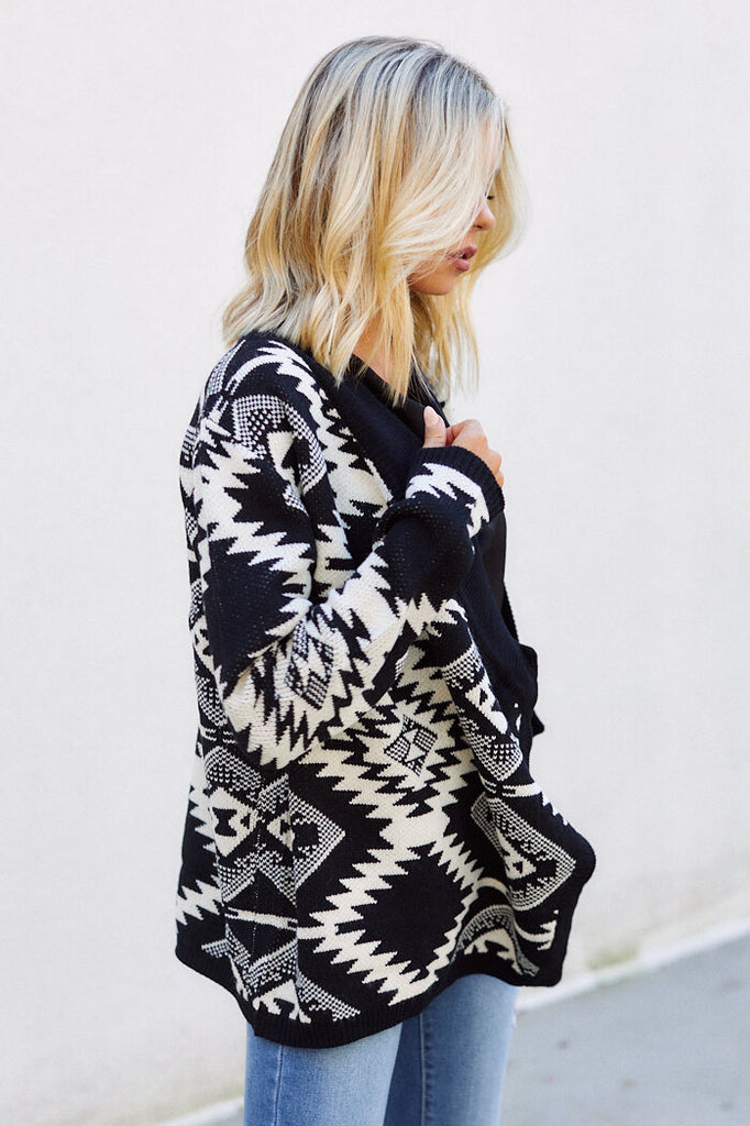 Rozelle Printed Cardigan - fab'rik