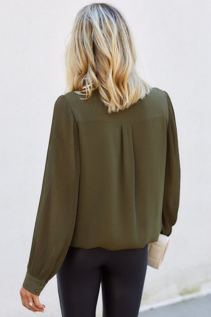 SALE - Cayden Surplice Blouse - fab'rik