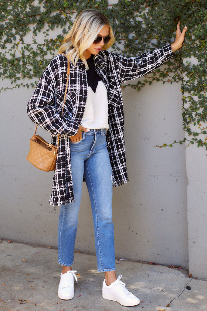 Tara Plaid Coat - fab'rik