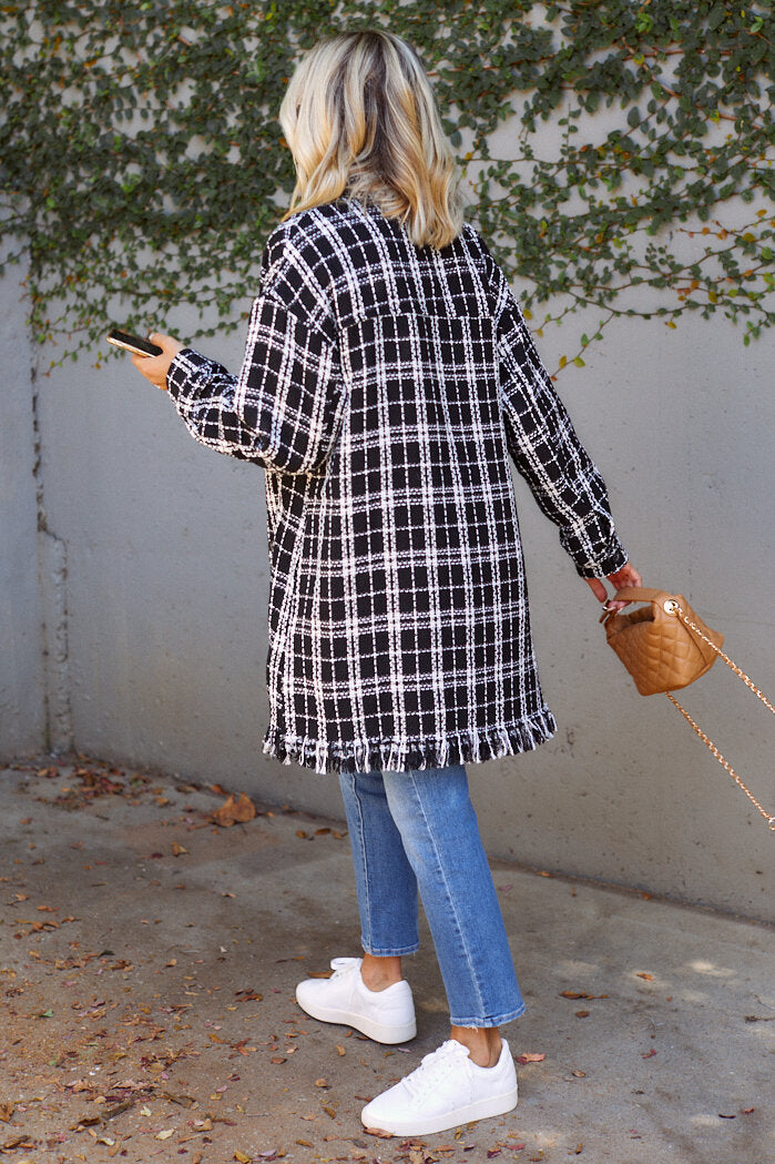 Tara Plaid Coat - fab'rik