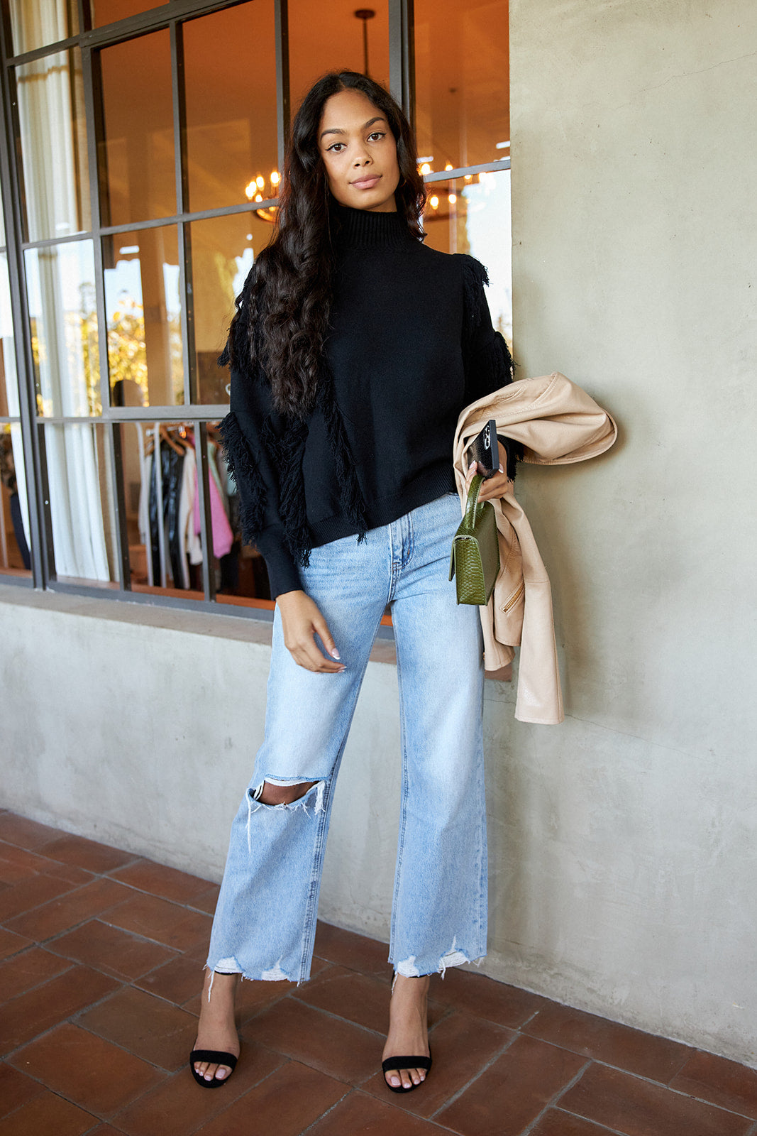 Sulu Fringe Sweater - fab'rik