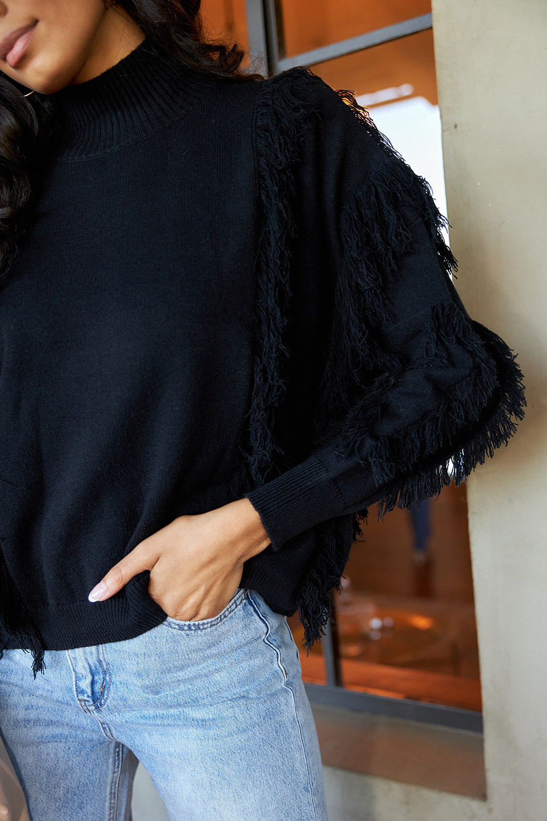 Sulu Fringe Sweater - fab'rik