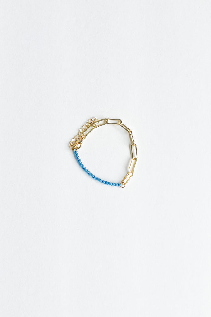Lolli Lanyard Link Enamel Bracelet - fab'rik