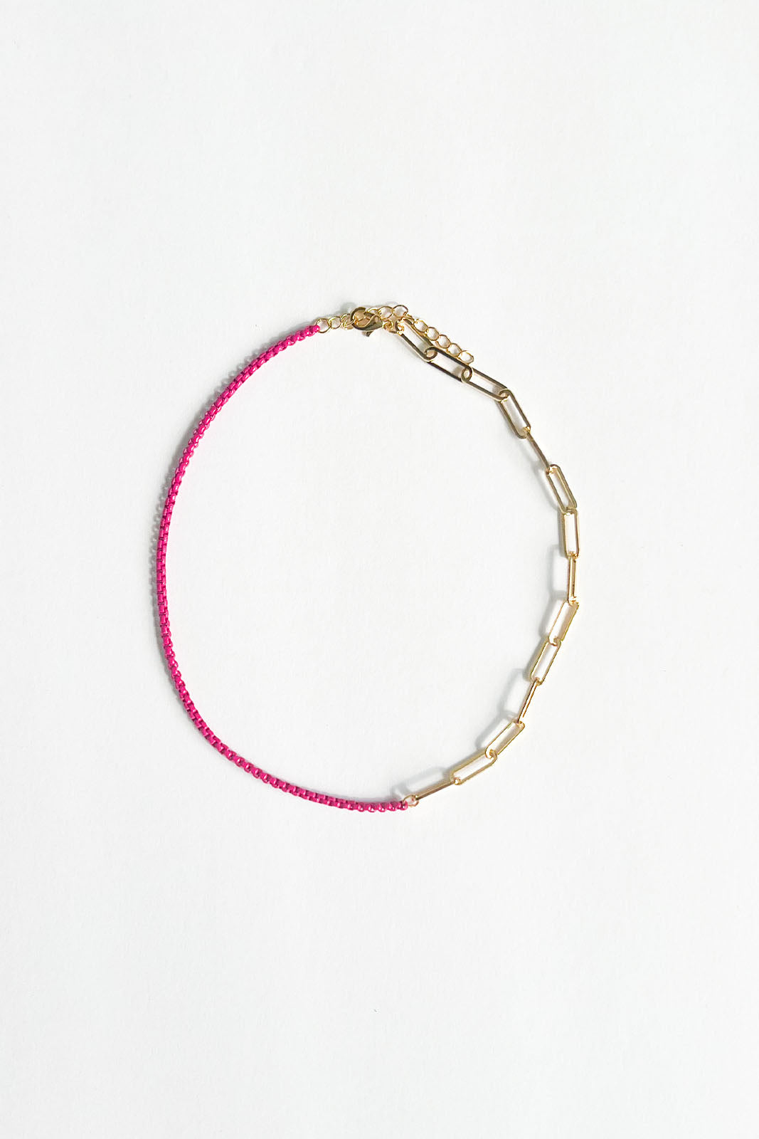 Luci Lanyard Link Enamel Necklace - fab'rik