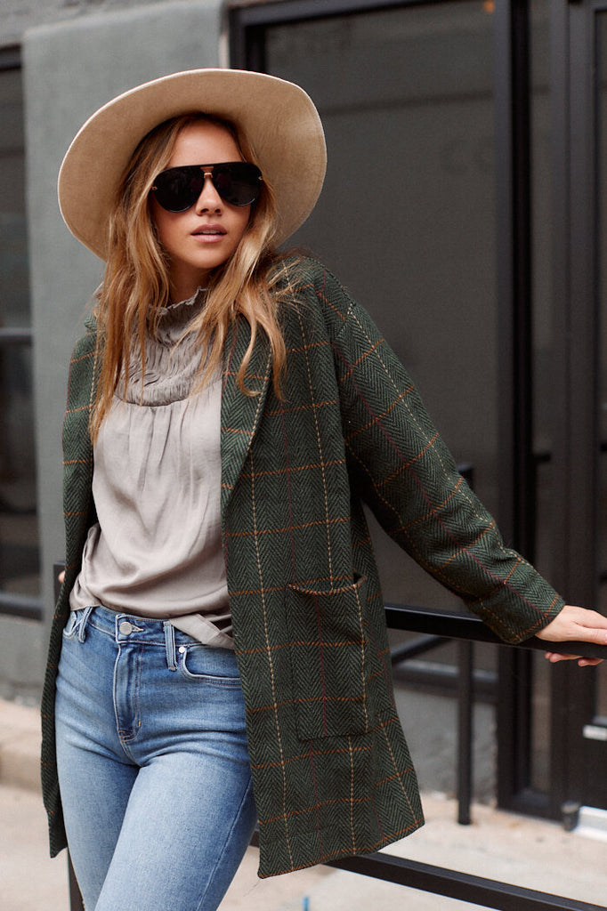 Mackinley Plaid Coat - fab'rik