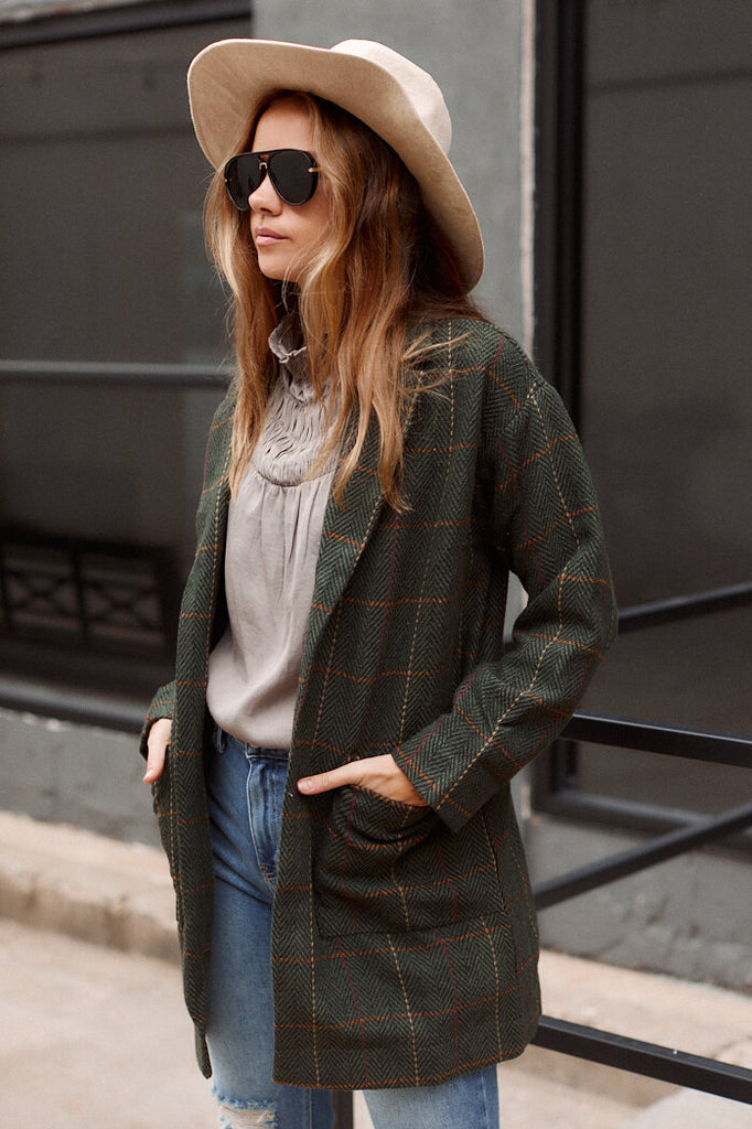 Mackinley Plaid Coat - fab'rik