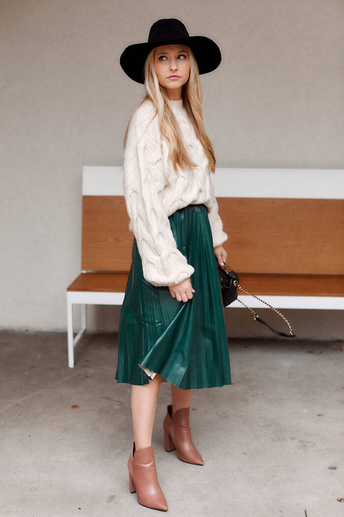 Kearney Mock Neck Textured Sweater - fab'rik