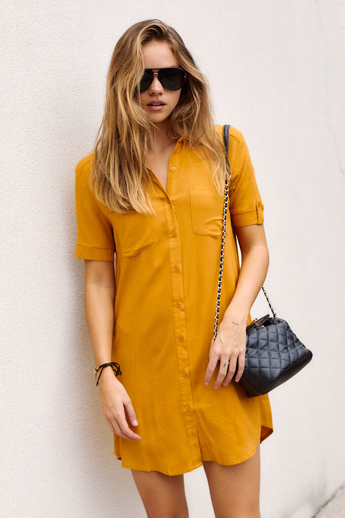 SALE - Rosa Button Down Dress - fab'rik