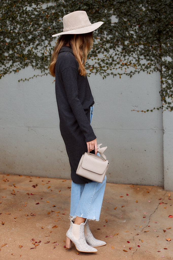 SALE - Kiera High Low Turtleneck Sweater - fab'rik