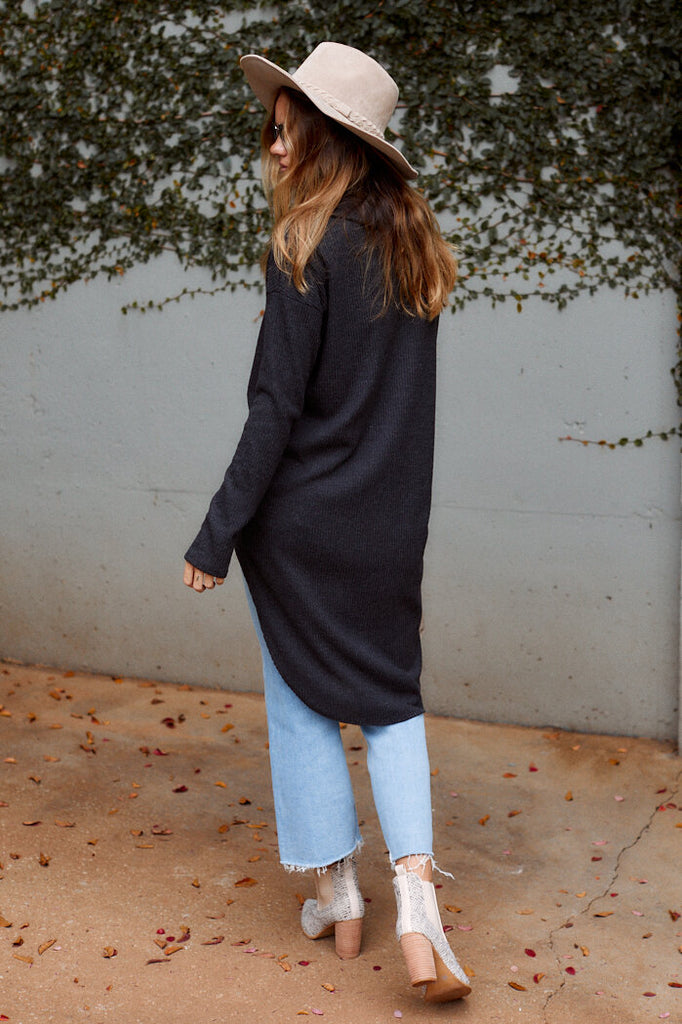 SALE - Kiera High Low Turtleneck Sweater - fab'rik