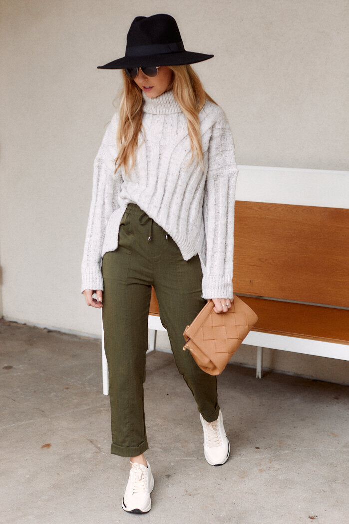SALE - Violet Cropped Pant - fab'rik