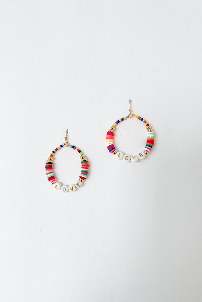 Violet Love Circle Earring - fab'rik