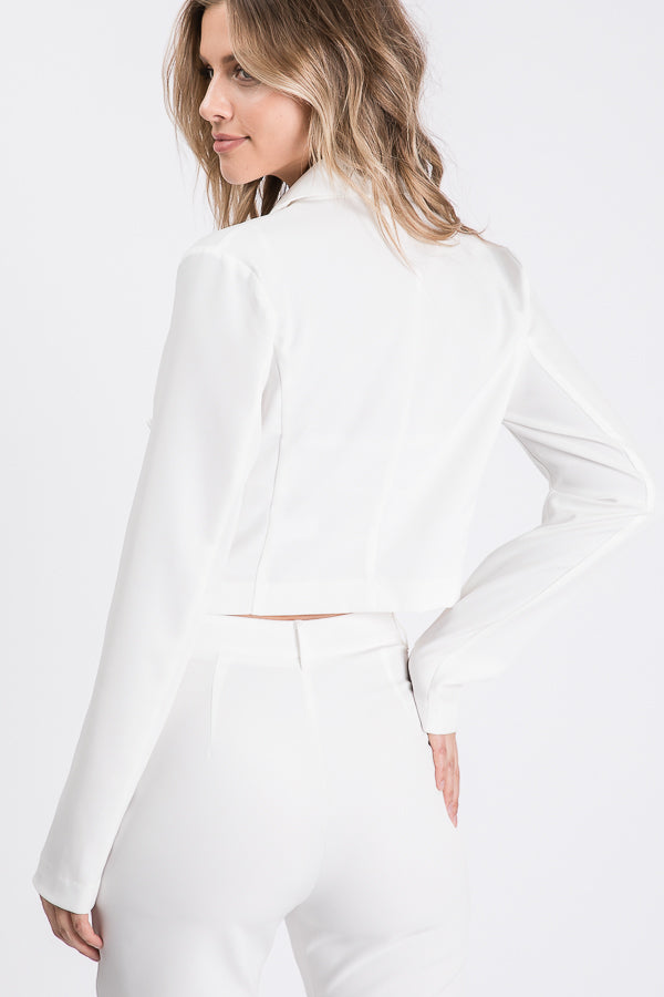 PreOrder Ellorie Cropped Blazer - fab'rik