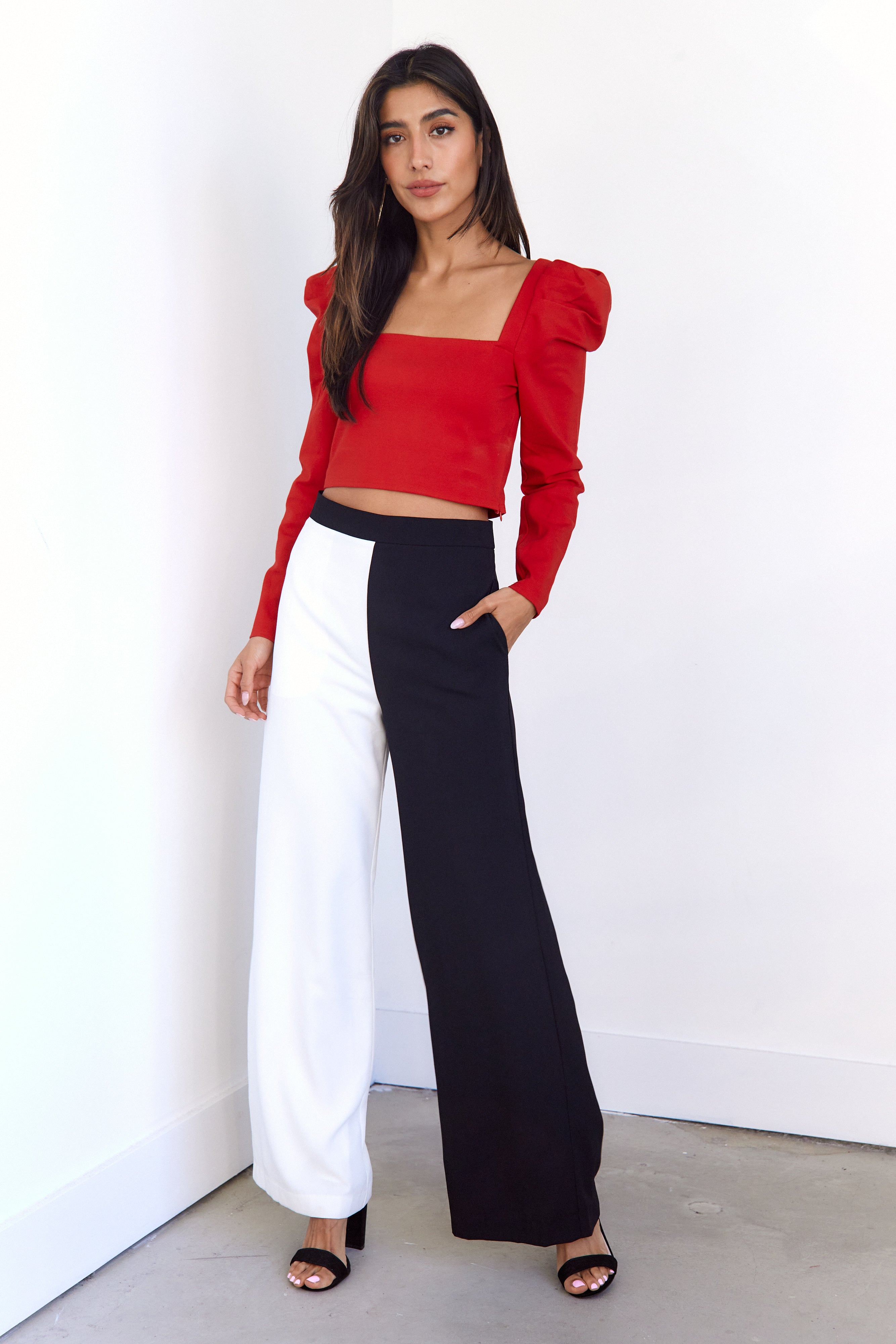 Claudia Two Toned Pants - fab'rik