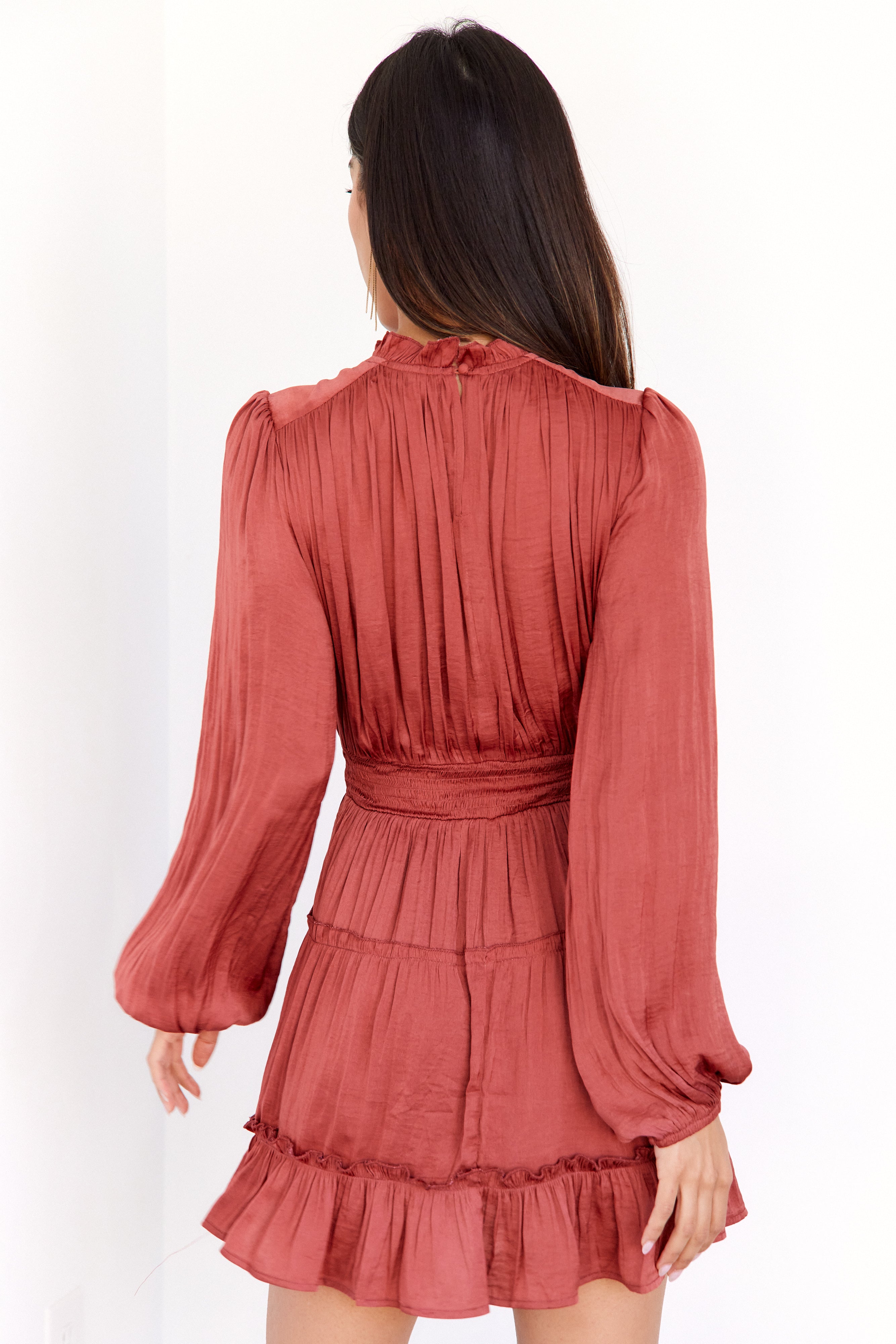 Kaleena Tiered Mini Dress - fab'rik