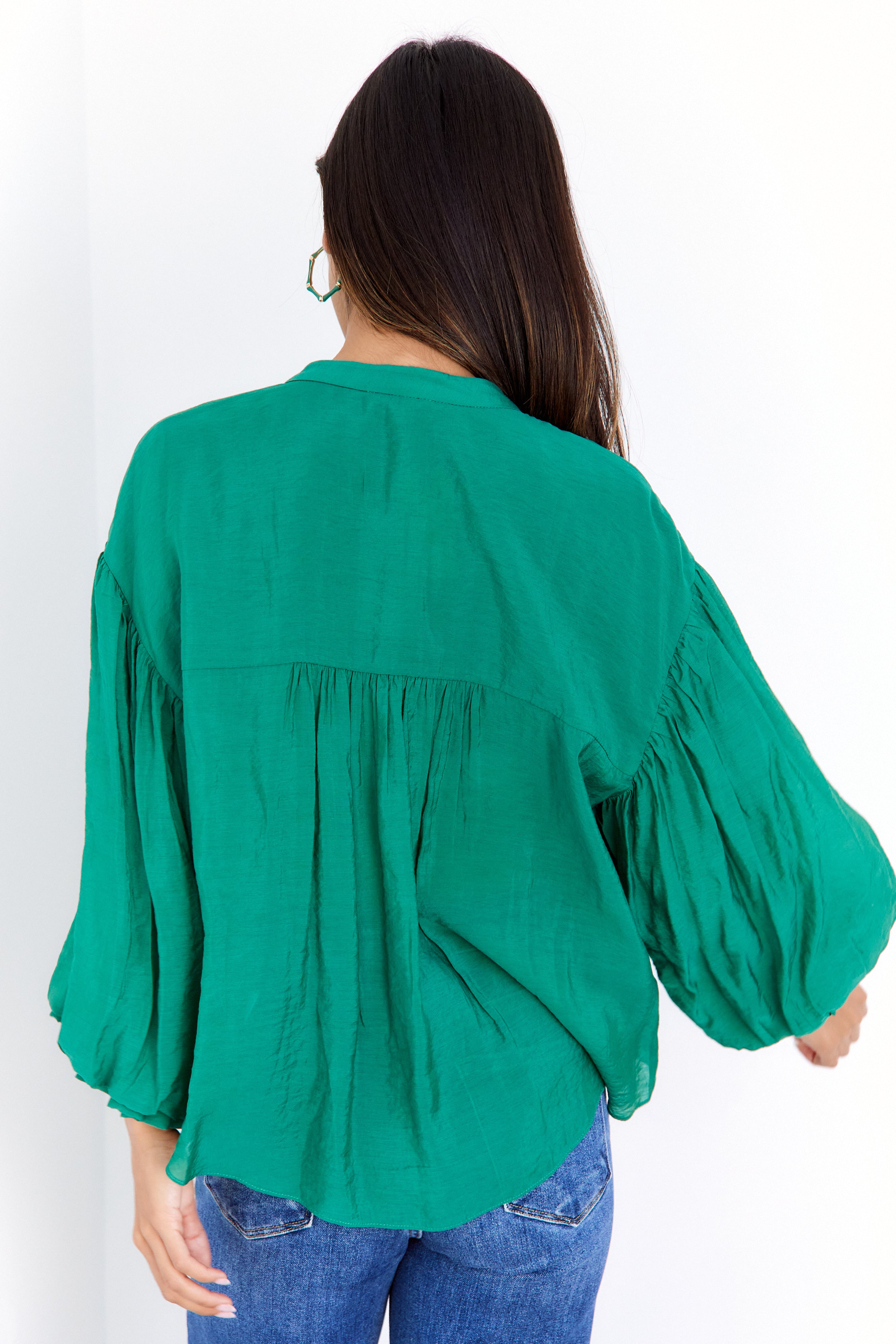 Pax Button Front Woven Blouse - fab'rik
