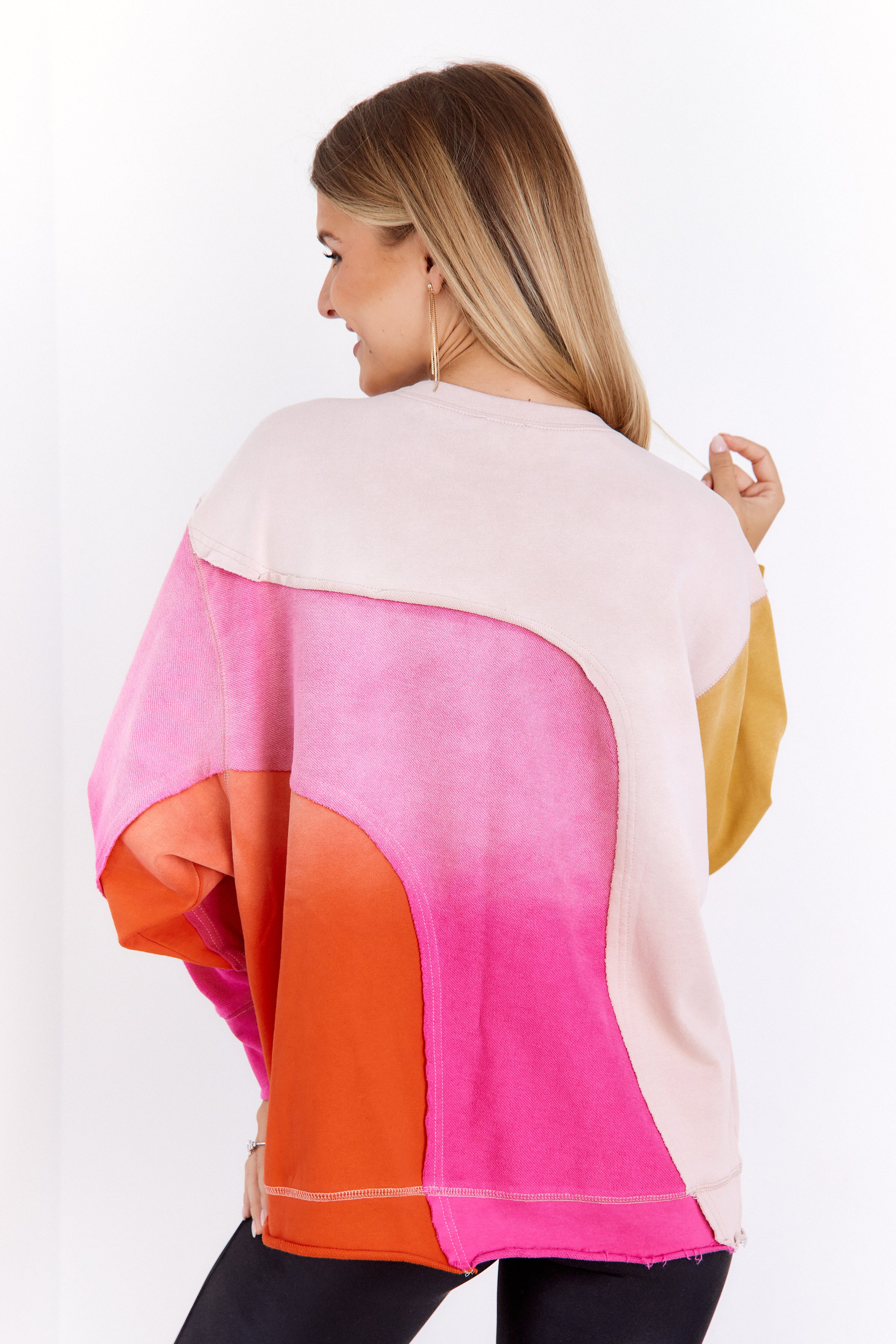 Narissa Raw Hem Oversized Pullover - fab'rik
