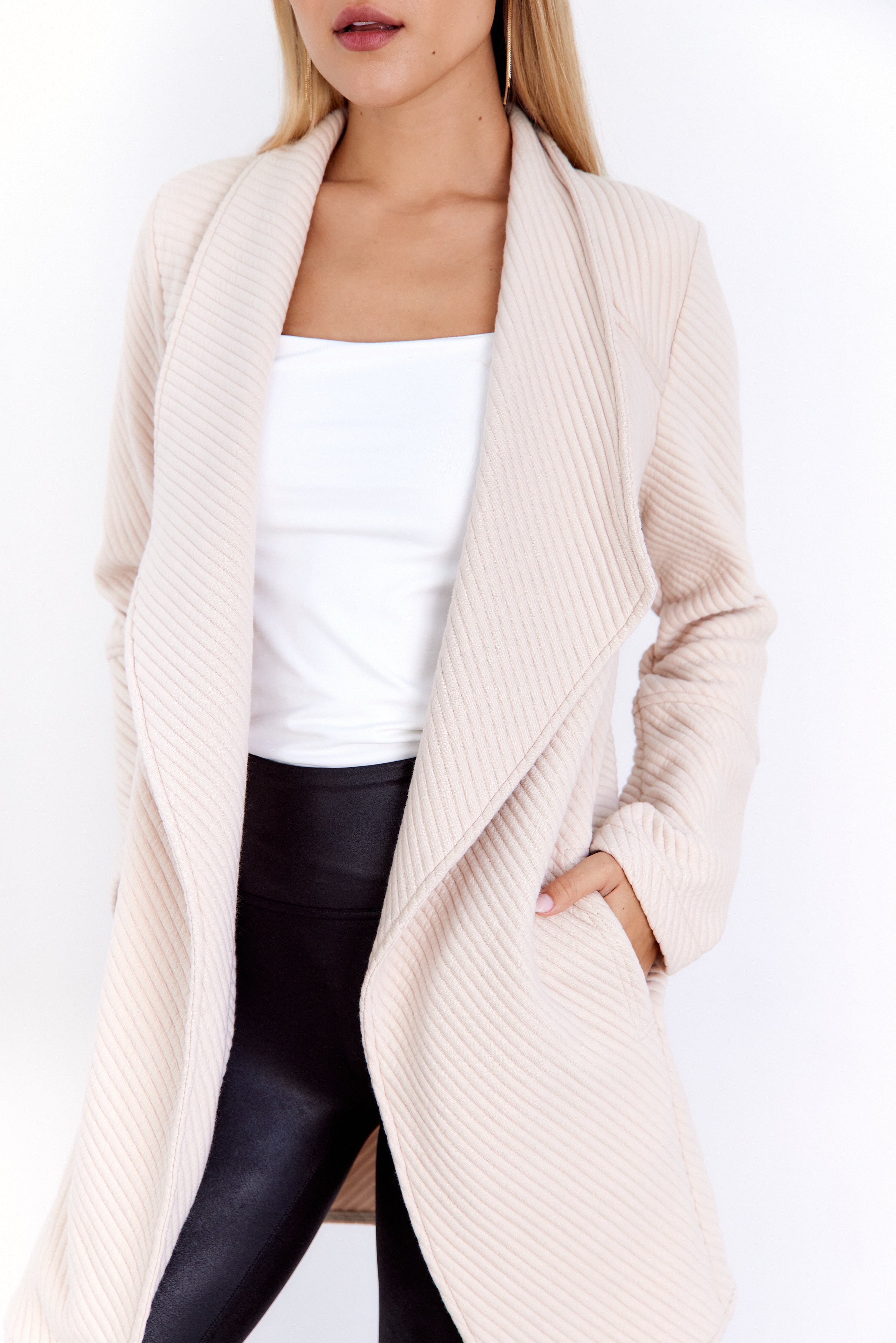 Sasha Textured Knit Jacket - fab'rik