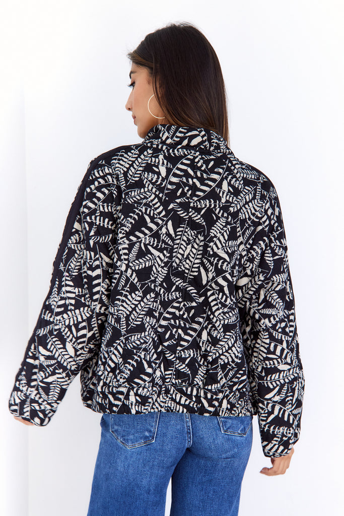 Myla Printed Quilted Jacket - fab'rik
