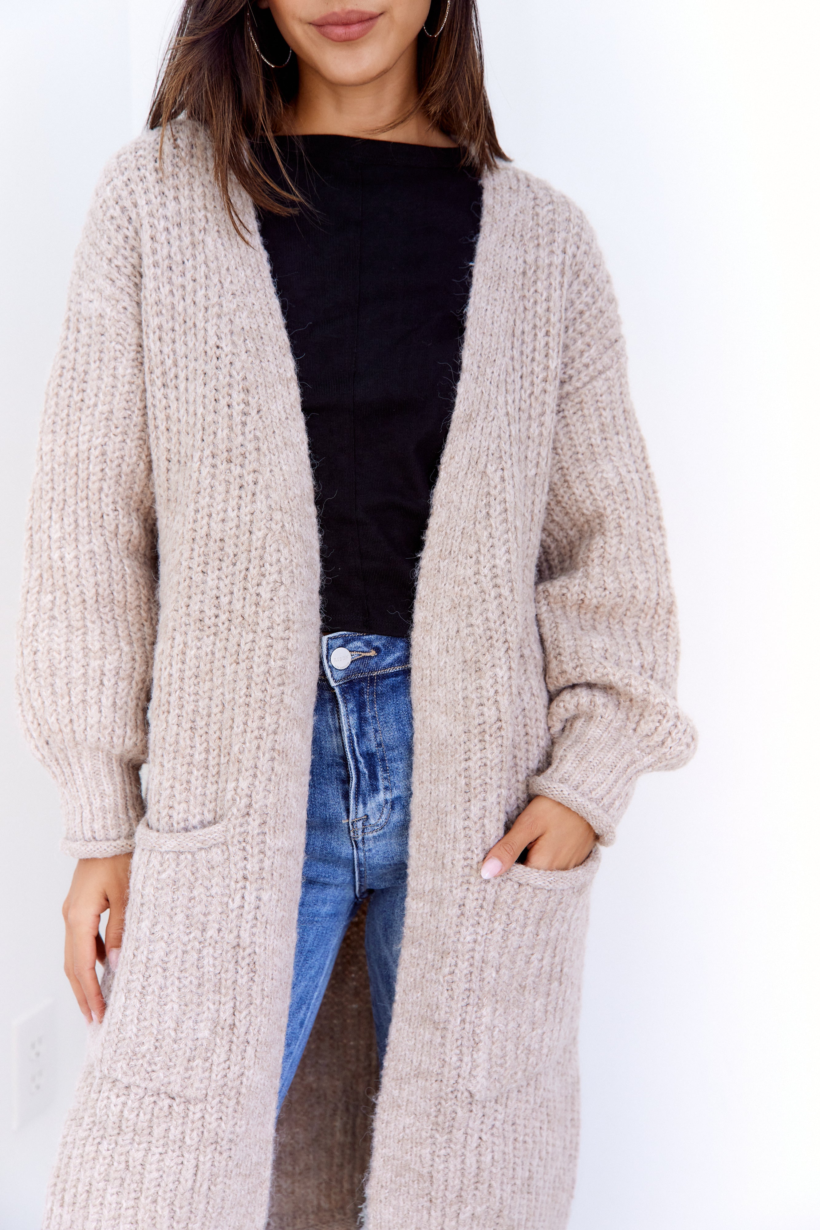 Ember Long Knit Cardigan - fab'rik