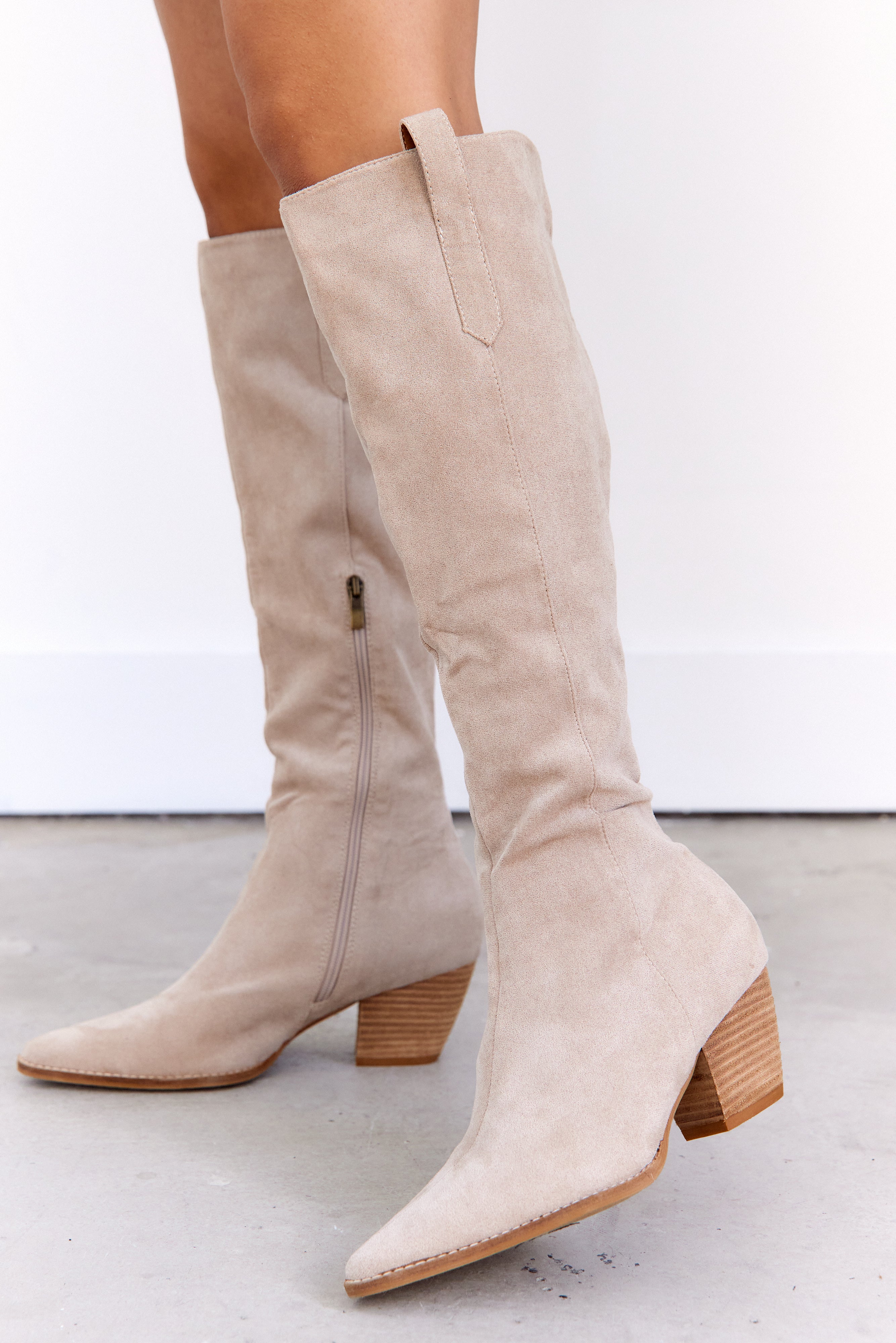 Birkin Tall Suede Boot - fab'rik
