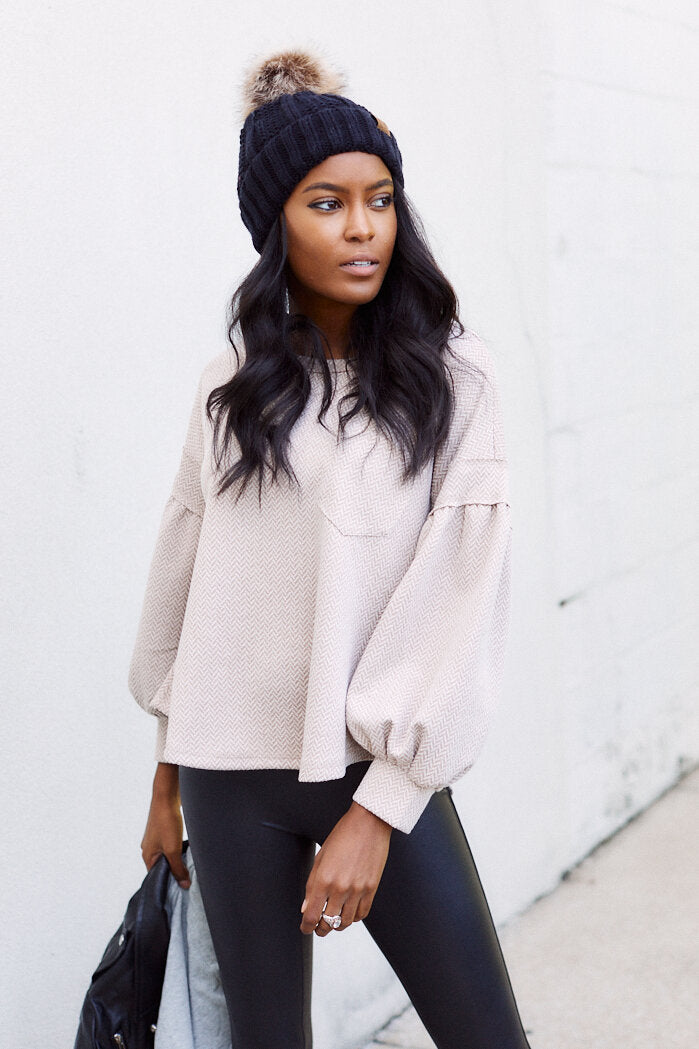 SALE - Kika Knit Long Sleeve Top - fab'rik