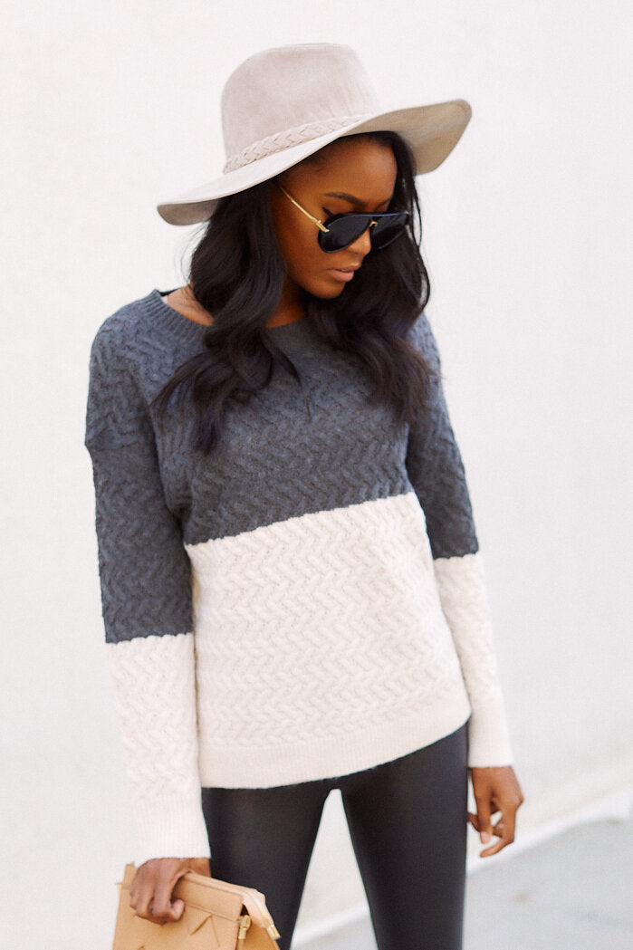 Madsen Colorblock Sweater - fab'rik