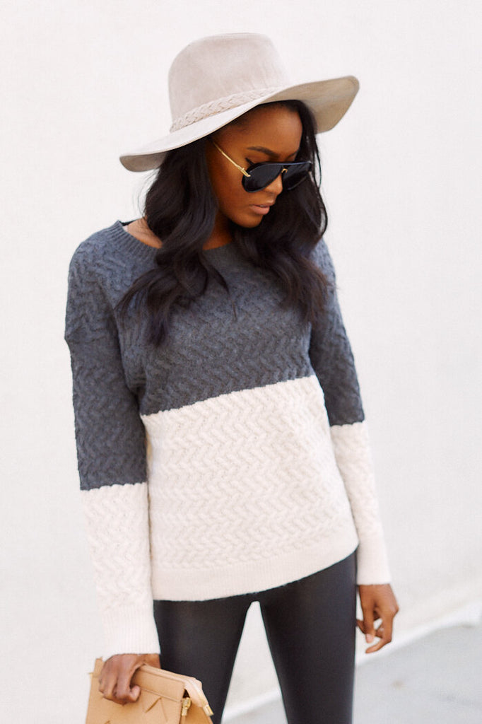 Madsen Colorblock Sweater - fab'rik