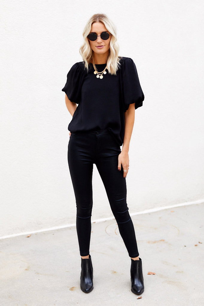 Perkins Puff Sleeve Blouse - fab'rik