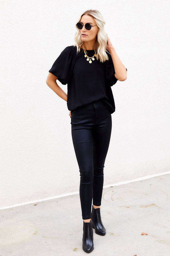 Perkins Puff Sleeve Blouse - fab'rik