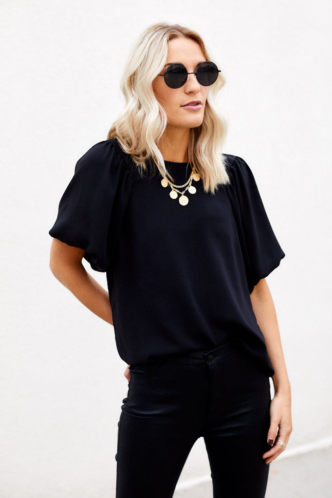 Perkins Puff Sleeve Blouse - fab'rik