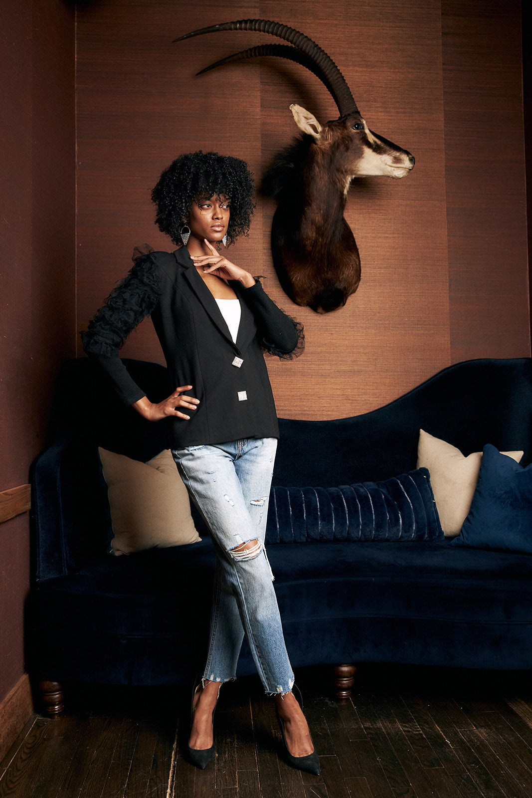 SALE - Christine Frill Sleeve Blazer - fab'rik