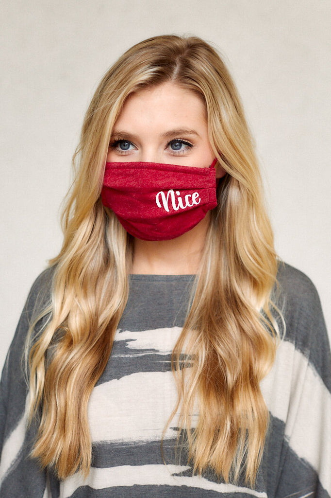 SALE - Z Supply Naughty & Nice Face Mask 4 Pack - fab'rik