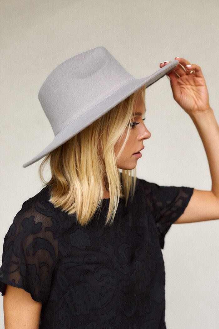 SALE - Sundance Flat Brim Hat - fab'rik