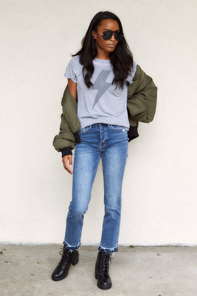 SALE - Barrow High Rise Straight Jeans - fab'rik