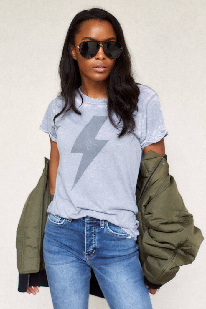SALE - "AC/DC" Lightning Bolt Tee - fab'rik