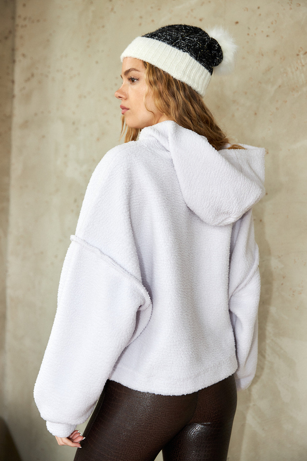 SALE - Berkley Super Soft Hooded Crop Sweater - fab'rik