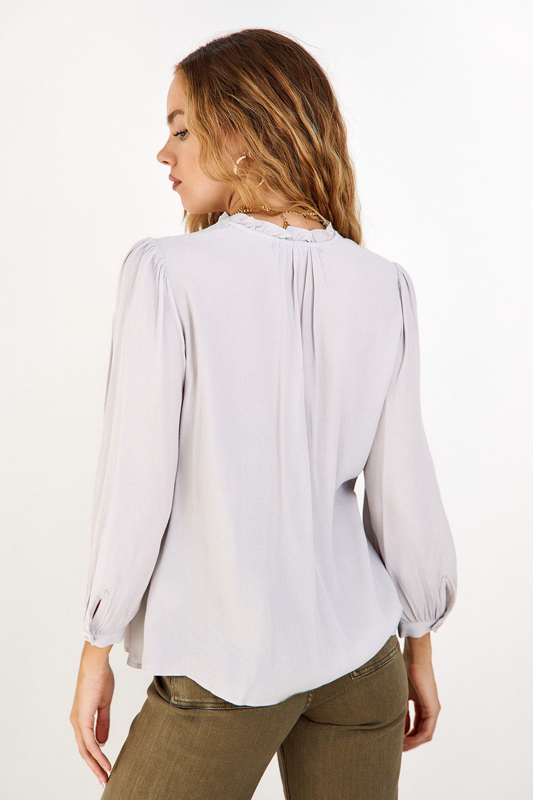 SALE - Bellerose Smocked Long Sleeve Top - fab'rik