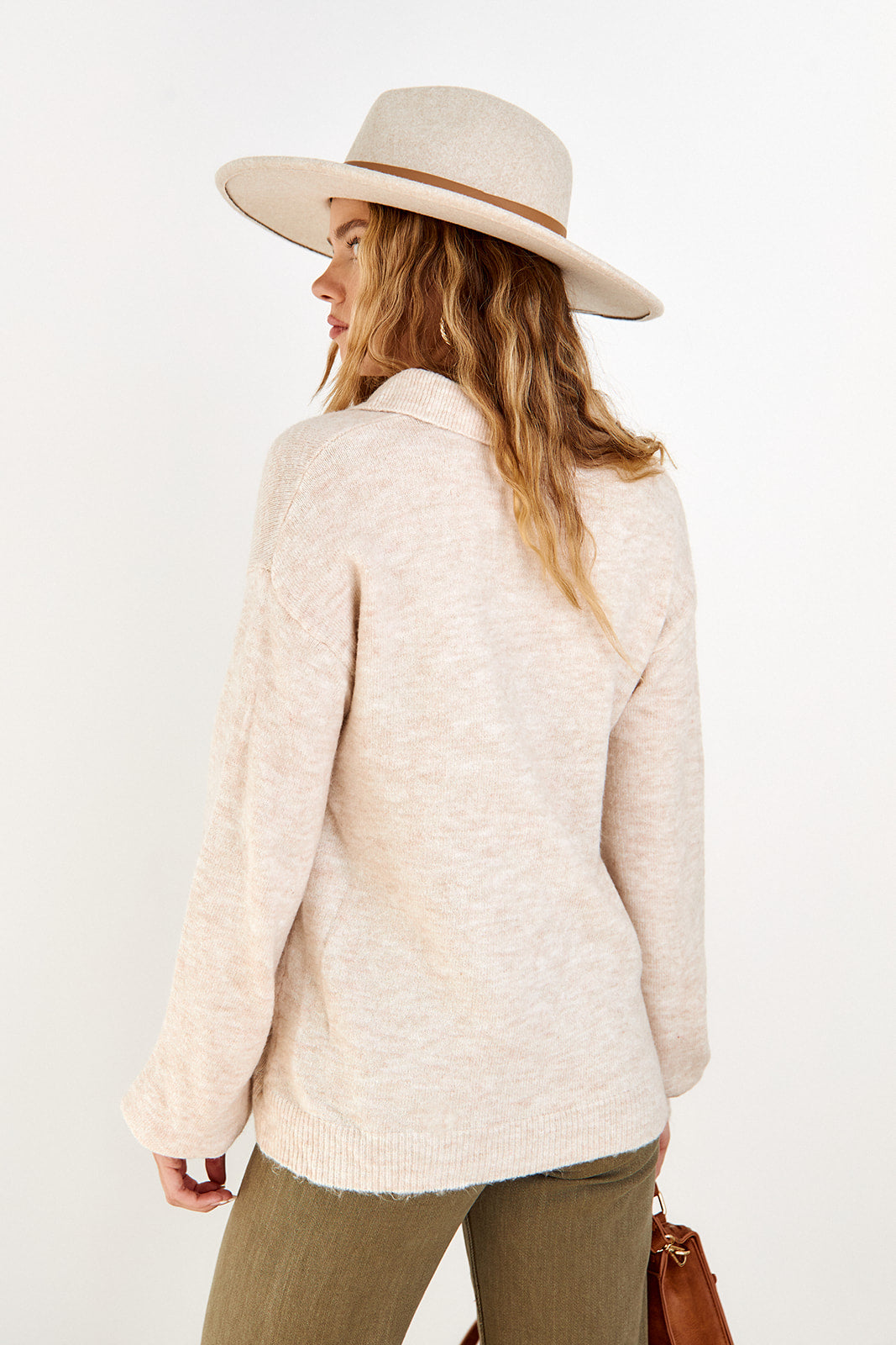 SALE - Zaya Collared Sweater - fab'rik