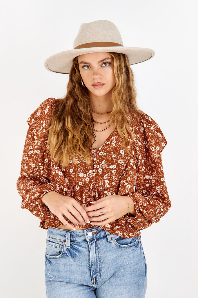 Remmi Floral Blouse - fab'rik